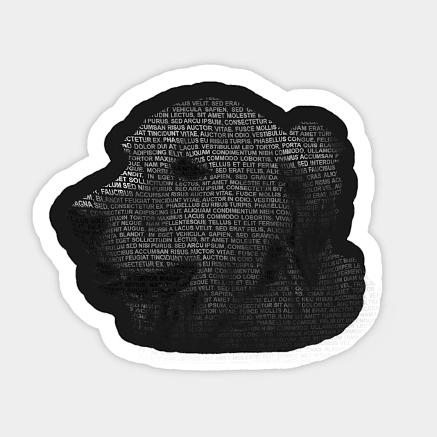 Golden retriever Text Portrait Sticker by test26